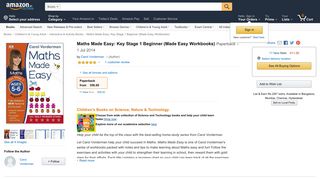 Buy Maths Made Easy: Key Stage 1 Beginner (Made Easy Workbooks ...