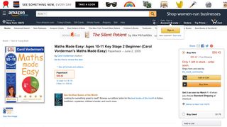 Carol Vorderman's Maths Made Easy - Amazon.com