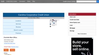 Carolina Cooperative Credit Union - Charlotte, NC
