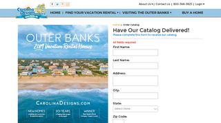 Carolina Designs' Outer Banks Vacation Rental Catalogue