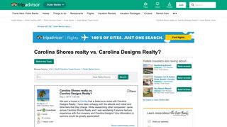 Carolina Shores realty vs. Carolina Designs Realty? - Outer Banks ...