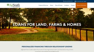 AgSouth Farm Credit: Loans for Land, Farms & Homes