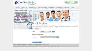 Physicians - Carolina Health Specialists