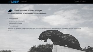 Carolina Panthers Carolina Panthers Account Manager
