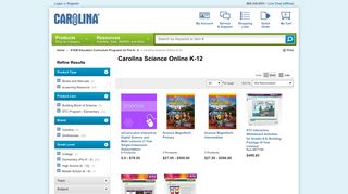 Carolina Science Online K-12 | Carolina.com