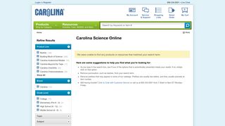 Carolina Science Online | Carolina.com