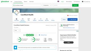 CaroMont Health Reviews | Glassdoor.co.uk