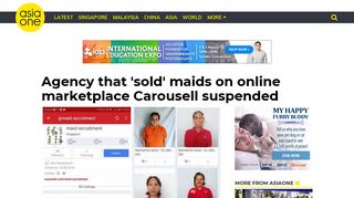 Agency that 'sold' maids on online marketplace Carousell suspended ...