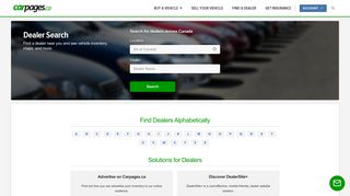 New and Used Car Dealers | Carpages.ca