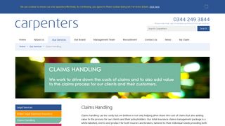 Claims Handling | Carpenters Law, Carpenters Insurance, Carpenters ...