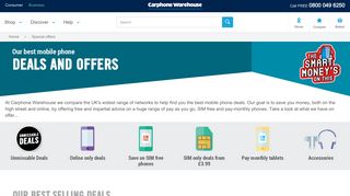 Special offers - Carphone Warehouse