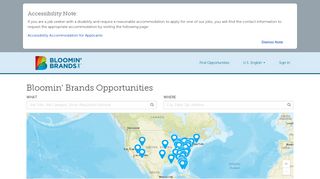 Bloomin' Brands Opportunities - My Job Search