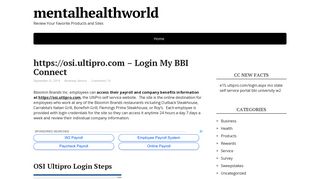 https://osi.ultipro.com – Login My BBI Connect - mentalhealthworld