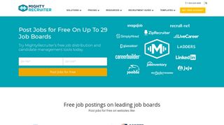 Free Job Postings for Employers and Recruiters | MightyRecruiter