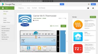 Carrier Wi-Fi Thermostat - Apps on Google Play