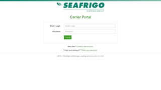 Carrier Portal | Seafrigo ColdStorage - Seafrigo America