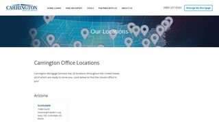 Where We Lend - Carrington Mortgage Services