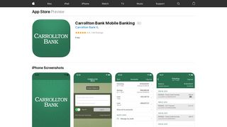 Carrollton Bank Mobile Banking on the App Store - iTunes - Apple