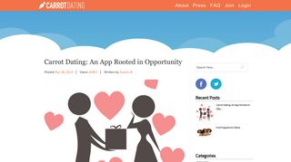 Carrot Dating: An App Rooted in Opportunity | CarrotDating Blog