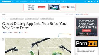 Carrot Dating App Lets You Bribe Your Way Onto Dates - Mashable