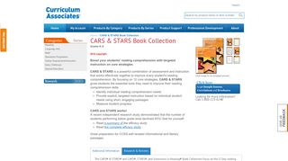 Curriculum Associates, LLC - CARS & STARS Book Collection