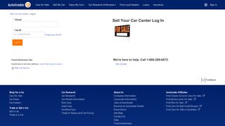 Sell Your Car Center Log In - Autotrader