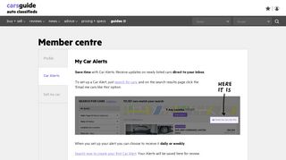 New & Used cars for sale | carsguide - Sign in