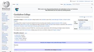 Carshalton College - Wikipedia