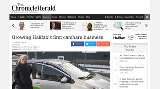 Growing Halifax's first carshare business | The Chronicle Herald