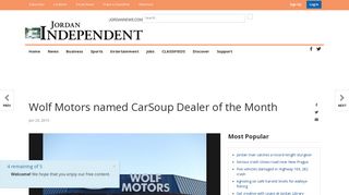 Wolf Motors named CarSoup Dealer of the Month | Business ...