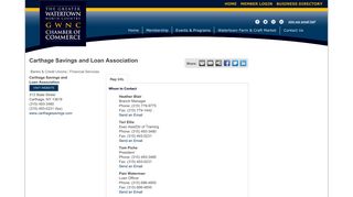 Carthage Savings and Loan Association | Banks & Credit Unions ...