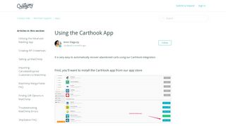 Using the Carthook App – Cratejoy Help