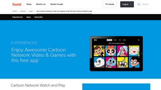 Get Cartoon Network video and games with the free Cartoon Network ...
