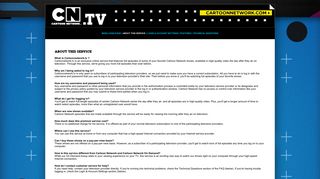 Cartoon Network TV FAQ