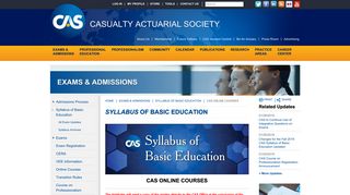 CAS Online Courses - Casualty Actuarial Society