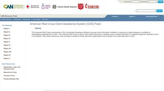American Red Cross Client Assistance System (CAS) Feed | CAN ...