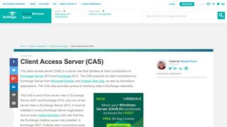 What is Client Access Server (CAS)? - Definition from WhatIs.com