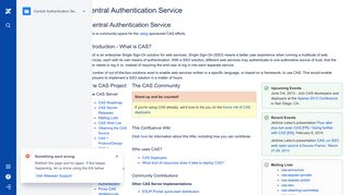 Central Authentication Service - Confluence