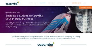 Outpatient Therapy Software Solutions - Casamba Solutions