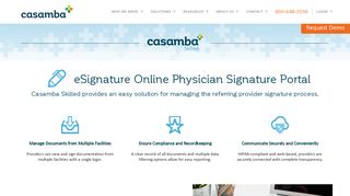 eSignature Online Physician Signature Portal - Casamba