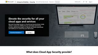 Cloud App Security – SaaS Security | Microsoft
