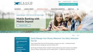 Mobile Banking with Mobile Deposit | Casco FCU | Gorham, ME ...