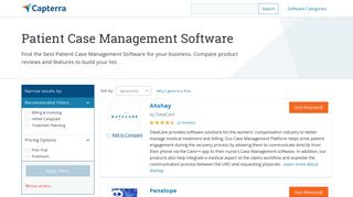 Best Patient Case Management Software | 2019 Reviews of the Most ...