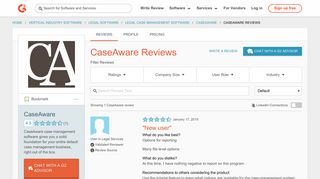 CaseAware Reviews | G2 Crowd