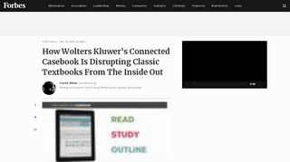 How Wolters Kluwer's Connected Casebook Is Disrupting Classic ...