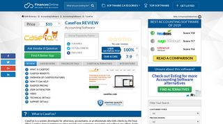 CaseFox Reviews: Overview, Pricing & Features - FinancesOnline.com