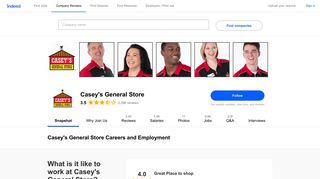 Casey's General Store Careers and Employment | Indeed.com
