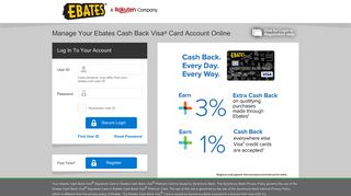 Manage Your Ebates Cash Back Visa ® Card Account ... - Synchrony