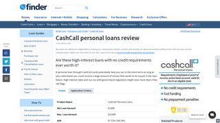 CashCall personal loans review January 2019 | finder.com