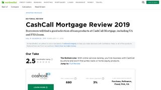 CashCall Mortgage review 2019 - NerdWallet